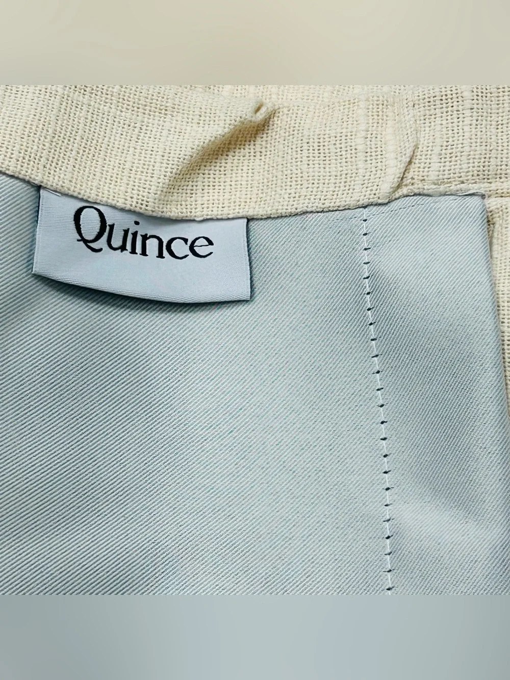 NWT QUINCE Set Of 2 48x84 Cotton Slub Room Darkening Curtains Natural 9270